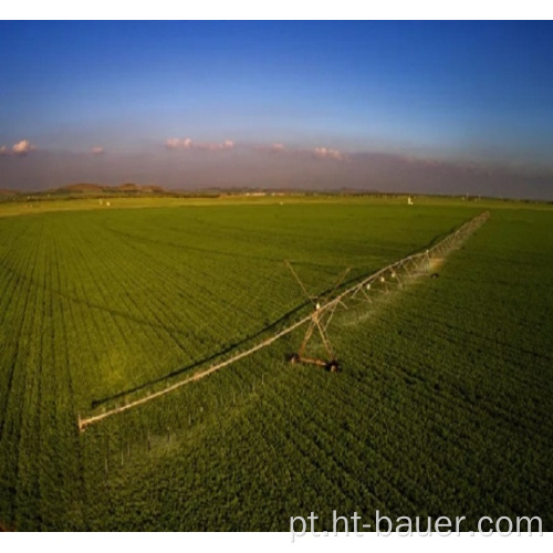 sistema de irrigação por pivô linear móvel